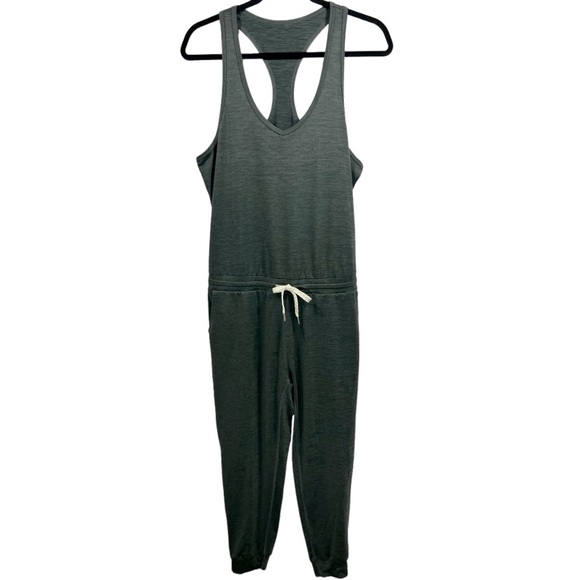 Vuori Lux Jumpsuit Stone Heather M - Picture 4 of 12